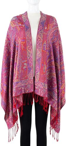 Pashmina Feel Shawls Wraps Rave Scarf for Women Soft Silky Reversible Men Scarves Hijab in Saudi Arabia