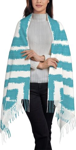 IBILIU Oversize Scarf for Women Universe Space Galaxy Stars And Nebulas Scarf Tassel Scarves Fall Winter Shawl Wraps in Saudi Arabia