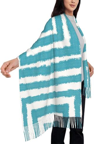IBILIU Oversize Scarf for Women Universe Space Galaxy Stars And Nebulas Scarf Tassel Scarves Fall Winter Shawl Wraps in Saudi Arabia