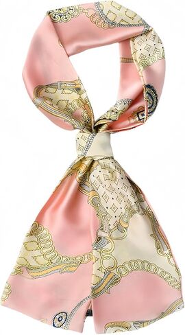 Long Like Silk Neck Head Scarf For Women Purse Bag Scarfs For Handbags Satin Hair Scarf Lightweight Fashion Neck Tie in Kuwait