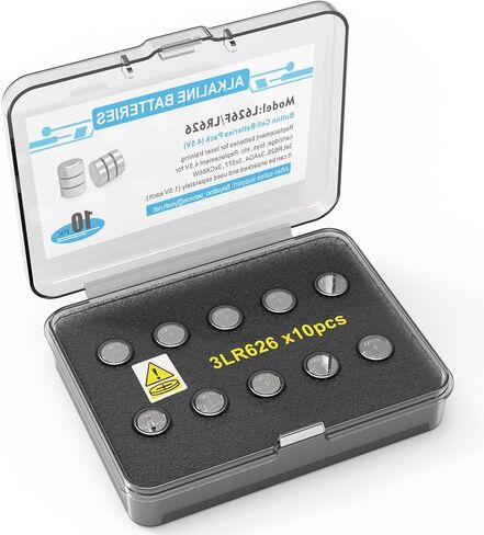 Button Cell Batteries (L736 & LR626) – 30 Count (10 x 3-Pack) 4.5V for Laser Boresighter, Training Cartridge, Toys, LED Flashlight – AG3/LR41/L626F/377/392/384/CX66W Replacement in Kuwait