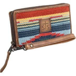 STS Ranchwear Womens Chaynee Valley Serape Multi-Color Leather Bifold Wallet OS