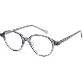 Dollger Blue Light Blocking Glasses For Woman Men TR90 Retro Round Computer BlueLight Glasses Clear Lens Non-Prescription Olive Green