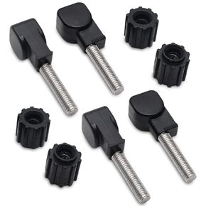 (4-Pack) for 40547 Thumb Screw and Nut Kit for Propane Tank Caps, Compatible with 40543 Fuel Tank Caps