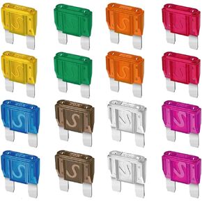 16Pcs Blade Fuses Maxi APX Replacement Fuses 20A, 30A, 40A, 50A, 60A, 70A, 80A, 100A for Cars Trucks RVs Boats Automotives Vehicle Campers SUV