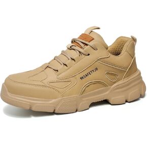 Steel Toe Shoes for Men Puncture Proof Indestructible Industry Construction Work Shoes Lightweight Comfortable Breathable Steel Toe Safety Sneakers