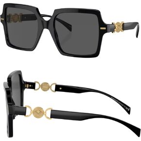Versace VE4441 SQUARE Shape Sunglasses with eSHADES Luxury Eyewear kit Bundle