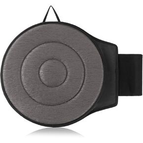 FACULX Rotating Seat for Car 360° Swivel Seat for Car for Elderly Non-Slip Portable Rotating Car Seat Pad for Driving, Chairs, Stool Chair, Ergonomic Design (Black)