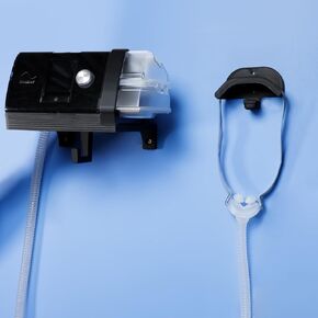 طقم رف جبل CPAP تمت ترقيته لـ Airsense 10 مع Hook Hook & Hose Hoots & Bootud Hooks ، Save Spain ، وتجنب تشابك الخرطوم ، وتثبيت سهل