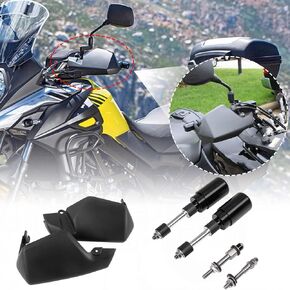 Motorcycle Windproof Handlebar Handguard for V-strom650 Brake Clutch Lever Protector Compatible with Ho-nda S.uzuki V-Strom V Strom Vstrom 650 DL650 DL 650 2004-2023 Brush Guard
