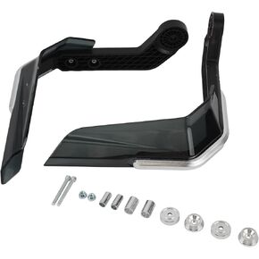 Powermotor Dirt Bike Handguards ، 7/8 Inch Aluminium Aluminy Motorycle Handlebar Brake Prake for Dirt Pit Bike MX Off Road Motocross Supermoto Racing ATV Quad (Gold)