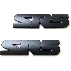 2pcs Overlay SR5 Fit for 2016-2023 Badge Embelm Nameplate Sticker (Matte Black)