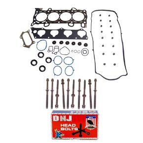 DNJ HGB242 Cylinder Head Gasket Set with Head Bolt Kit for 2008-2015 Acura, Honda Accord, Civic, CR-V 2.4L L4 16V DOHC 2354cc