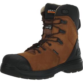 ARIAT MEN TURBO Outlaw 8 "CSA مقاوم للماء 400G عمل حذاء عمل الكربون