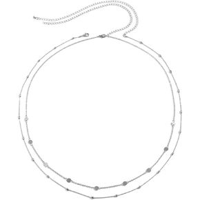 Waist Chain for Women Adjustable Gold Beach Body Chains Layered Satellite Beads Belly Belt Body Chains Sexy Summer Bikini Body Jewelry for Women
