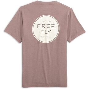 Free Fly Youth Comfort On Pocket Tee - Ultra Soft Jersey Blend Crewneck for Kids Size 7-16