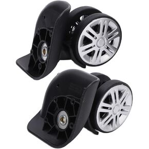Suitcase Wheels, 1 Pair Luggage Wheels DIY A65 for Suitcase Replacement Accessory