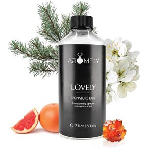 Diffuser Oil Lovely a Sophisticated Blend of Grapefruit, Wood Pear Jasmine, Hyacinth Creating an Exquisite Fragrance for Scent Diffusers-500ml