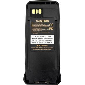 بطارية PMNN4077C PMNN4077 PMNN4066A PMNN4069A مع شحن USB من النوع C لـ XPR6100 XPR6350 XPR6380 XPR6550 XPR6300 XPR6500 XPR6580 DP3400 (3200، ملي أمبير)