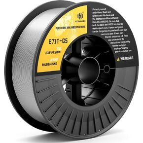 HZXVOGEN Flux Core Welding Wire Gasless MIG Wire 0.3inch Gasless Flux Cored MIG Wire E71T-GS