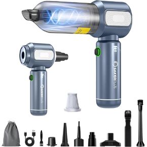 Mini Vacuum Cleaner, Cordless Car Vacuum, 17500PA High Suction, 3 in 1 Handheld Vacuum, Vacuuming, Blowing, Inflating, Deflation, Portable Vaccum with HEPA Filter for Cars,Desktop,Home SW106