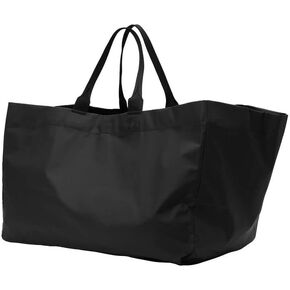 DB Journey Surf Tote - حقيبة حمل مضادة للماء كبيرة لركوب الأمواج والتخييم والتزلج والتسوق ، حقيبة البقالة القابلة لإعادة الاستخدام ، Weekender ، مقابض حمل مريحة ، 80 لتر - أسود خارج