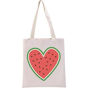G2TUP Palestine Support Gift Watermelon Heart Tote Bag Protest Handbag Watermelon Palestine Gift Palestine Gift