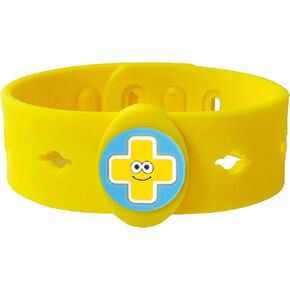 AllerMates Food Allergy Kids Medical Charm Wristband - Children's Medic Alert Awareness Bracelet - Band Only