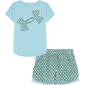 Under Armour UA PRINTED WOVEN SHORT SET, STREAM, 6