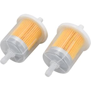 5/16" Inline Fuel Filter 12581-43012 Diesel Gasoline Fuel Filter 12581-43010 Compatible with Kubota Lawn Tractor Mower BX22D BX23D BX24D BX25 BX1870 BX1860 BX1850D BX1830D, 2 Pack