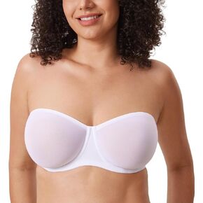 Delimira Women's Cosnufy Bra Bra Sheer Mesh Plus size alize underwire bras