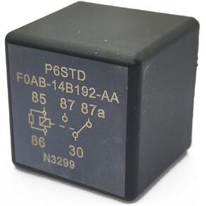 P6SDT FOAB-14B192-AA Relay, 40A 12VDC 5Pin, F0AB-14B192-AA Relay Compatible with Ford