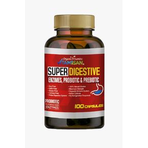 Sales Biliares Digestive Enzymes Pancreatin Enzimas Digestivas probiotic and prebiotic 100 caps