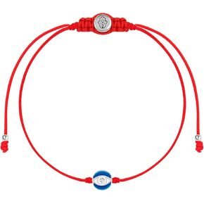 سوار Karma and Luck Red String للنساء - قابلة للتعديل 5 "–8" الرباط - Evil Eye ، Hamsa ، Moon & Stars ، Heart ، Malachite - Monamel Charms for Protect