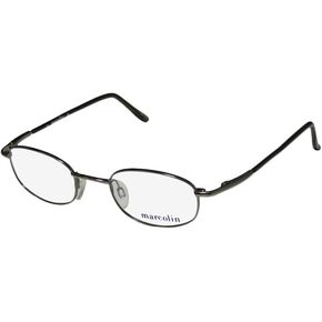 6722 Mens/Womens المصمم الكامل المربى ، يجب أن يكون الشكل الكلاسيكي الشكل الكلاسيكي ، إطار نظاري/نظارات راقية (45-20-135 ، Gunmetal/Brown)