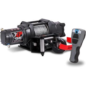 X-Power 12V DC WINCH ELECTR مع حبل فولاذي: 7/32 "قطر × 50 '