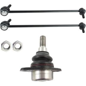TRQ Front Suspension Kit Ball Joint Sway Bar Stabilizer Link Compatible with 2003-2012 Land Rover Range Rover
