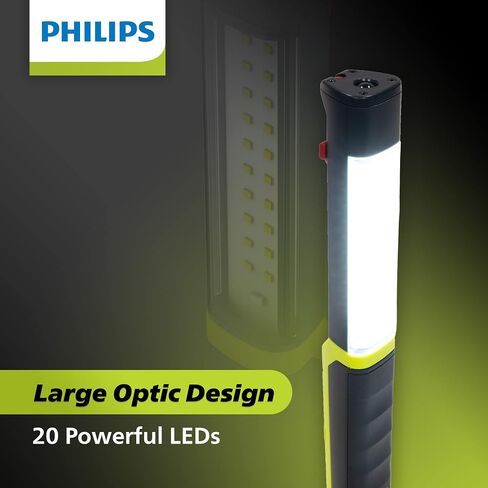 Philips Xperion 6000 LED Headlamp Work Light, 300 Lumen Professional Flash Light with Diffused Flood Light and Rotatable Spot Light for Mechanics, Running, Camping | X60HEADX1 in Saudi Arabia