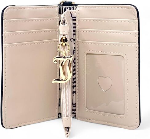 Juicy Couture Women's Tab Card Case Wallet with Keyring (Pink Lemonade) in Saudi Arabia