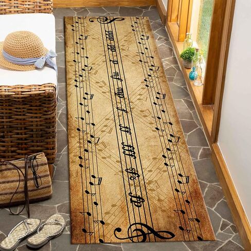Nautical Runner for Hallway Rug,2x7ft,Retro Steering Wheel Oceans Carpet,Sea Life & Ocean Theme Decor,for Entryways,Hallways,Living Rooms in Kuwait