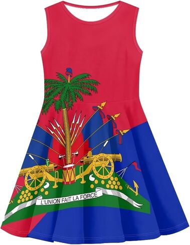Casual Princess Summer Dresses for Baby Little Girl Halter O-Neck Beach Sundress Plus Size 3-16Y Kids Toddler Skirt in Kuwait