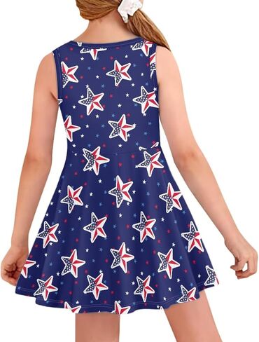 Casual Princess Summer Dresses for Baby Little Girl Halter O-Neck Beach Sundress Plus Size 3-16Y Kids Toddler Skirt in Kuwait