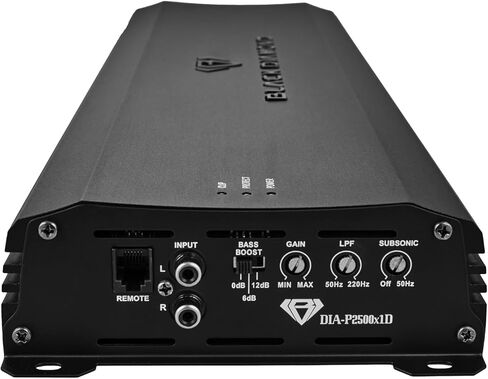 بلاك دايموند DIA-P2500X1D مضخم صوت أحادي الكتلة فئة D 1 قناة 2500 وات RMS in Kuwait