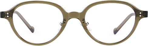 Dollger Blue Light Light Glocking Glockes for Woman Men TR90 Retro Round Computer Gluplight Glasses Clear Lens غير موصوفة أو زيتون أخضر in Kuwait