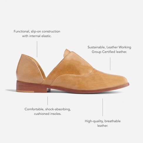 Nisolo Women's D'Orsay Pointed Toe Flat Shoes in Saudi Arabia