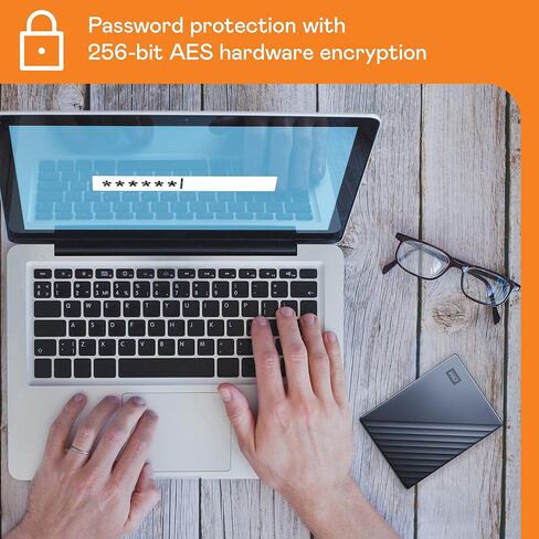 WD 6TB My Passport Ultra Portable Hard Drive HDD, 20th Anniversary Emerald Drive, USB-C, with Backup Software and Password Protection - WDBECU0060BGN-WESN in Saudi Arabia