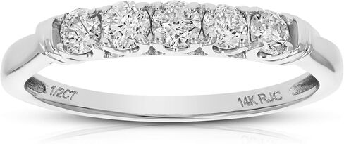 1/2 cttw to 1 cttw 5 Stone Engagement Diamond Ring in 14K Gold Prong Set Round in Saudi Arabia