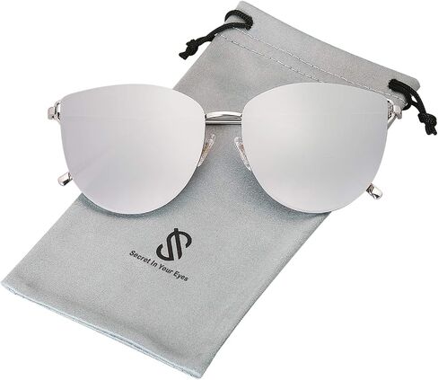 SOJOS Mirrored Flat Lens Fashion Sunglasses for Women SJ1085 in Saudi Arabia