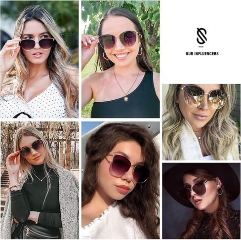 SOJOS Mirrored Flat Lens Fashion Sunglasses for Women SJ1085 in Saudi Arabia