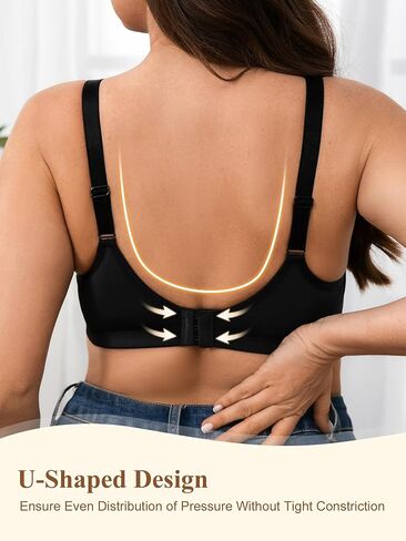 Bras for Women Underwire, Plus Size Lifting Comfortable Bralettes, Mesh V Neck, Full Coverage Everyday Bra in Saudi Arabia